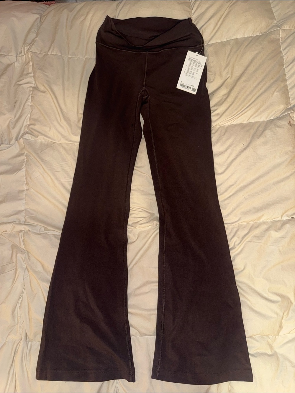 lululemon athletica Girls' Dark Brown Flared Leggings